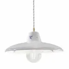 Závěsné svítidlo v řemeslných keramických historických ručních dekoracích - Como Viadurini