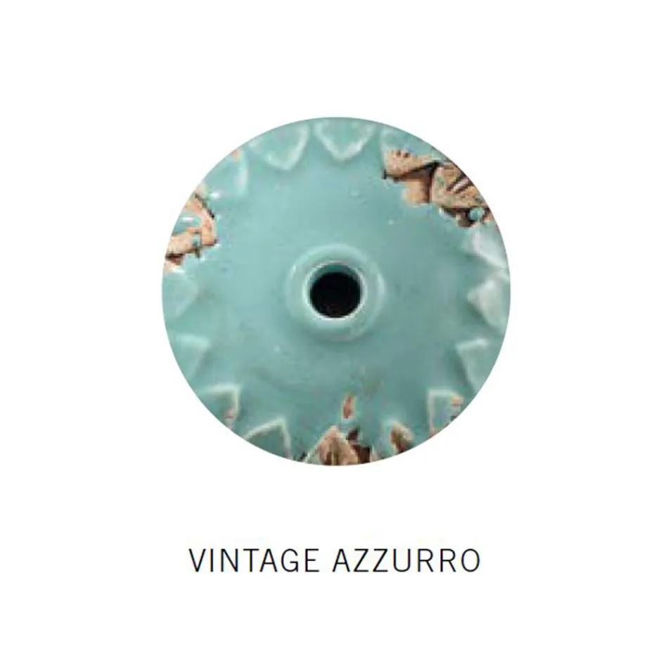 Průmyslové závěsné svítidlo Ručně vyráběné železo a keramika - průmyslové Viadurini