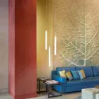 Suspenzní lampa metakrylát Slide Flux Závěsný tenký vyrobený v Itálii Viadurini