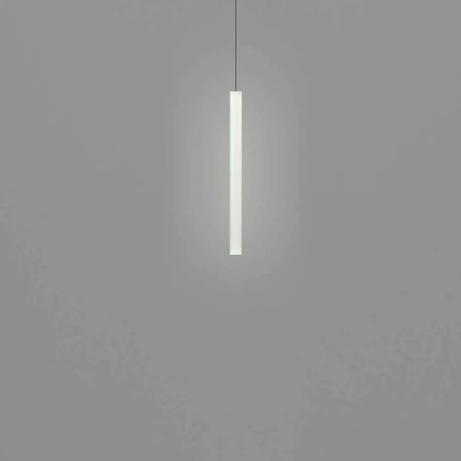 Suspenzní lampa metakrylát Slide Flux Závěsný tenký vyrobený v Itálii Viadurini