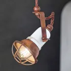 Nastavitelné závěsné svítidlo keramiky a metalo Alayna Ferroluce Viadurini