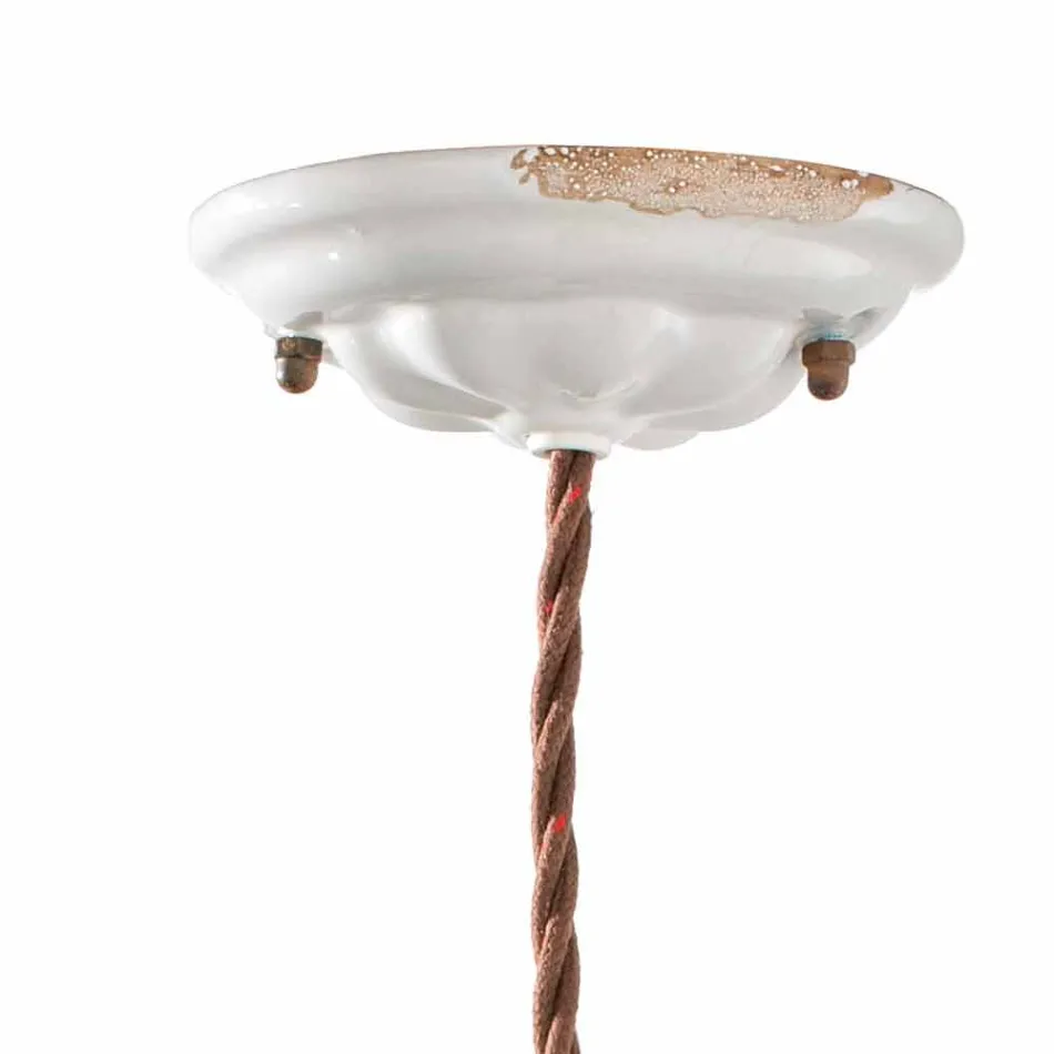 Nastavitelné závěsné svítidlo keramiky a metalo Alayna Ferroluce Viadurini