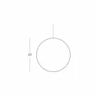 Slide Minerální polyetylénová závěsná svítidla vyrobená v Itálii Viadurini