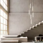 Závěsná lampa s 1, 3 nebo 6 světly v mosazném moderním designu - Typha od Il Fanale Viadurini