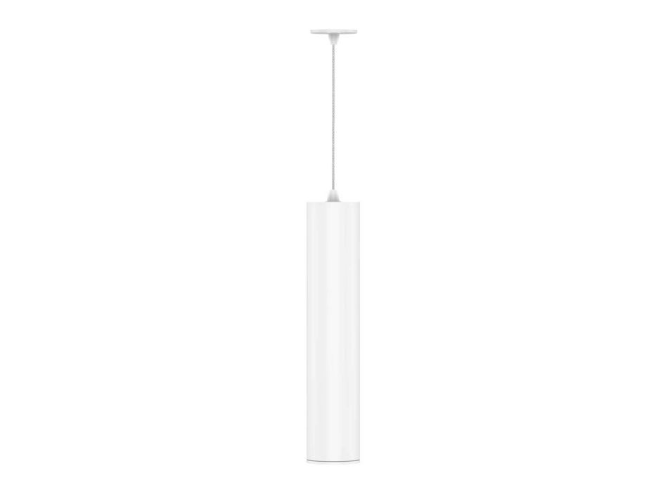 7W LED závěsná lampa v bílé nebo černé hliníkové zapuštěné - Rebolla Viadurini
