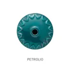 Závěsná lampa ručně vyrobená z keramiky a vintage starožitné mosazi - barvy Viadurini