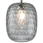 Ručně vyráběná závěsná lampa z foukaného benátského skla - Cloe Balloton Viadurini