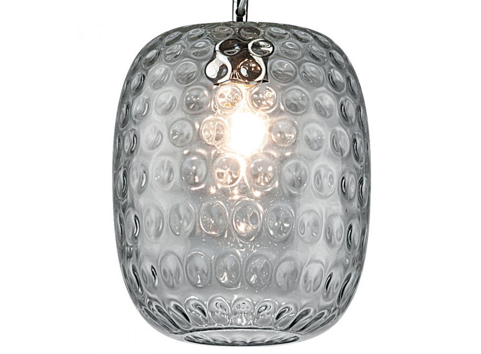 Ručně vyráběná závěsná lampa z foukaného benátského skla - Cloe Balloton Viadurini