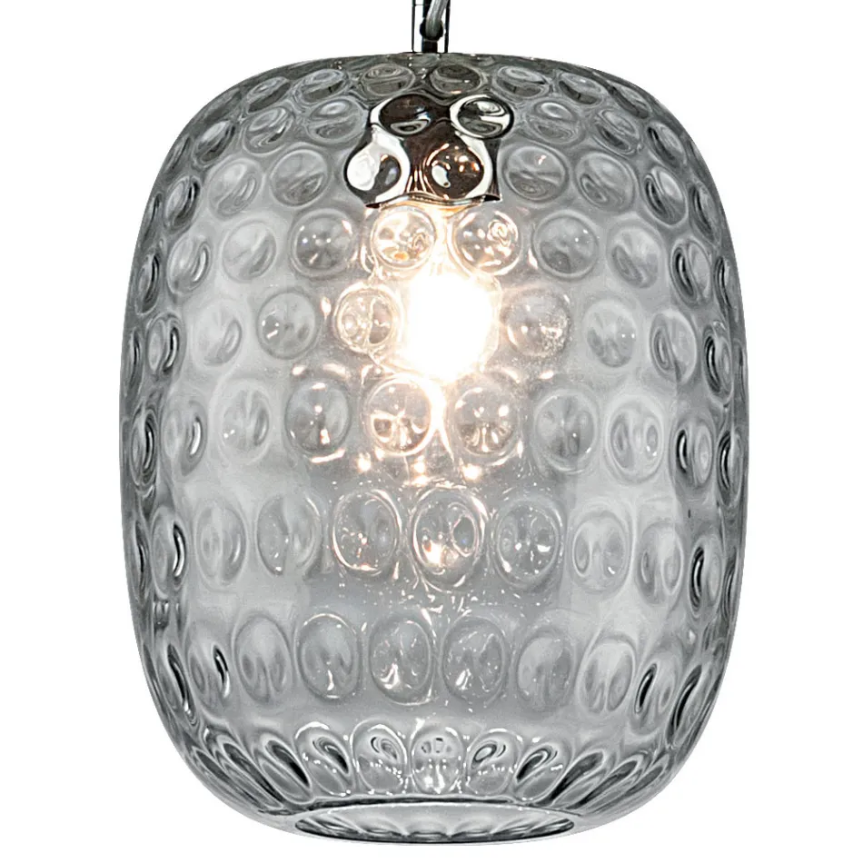 Ručně vyráběná závěsná lampa z foukaného benátského skla - Cloe Balloton Viadurini