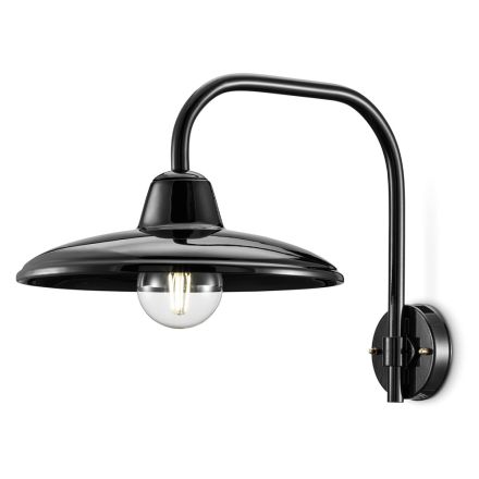 Závěsná lampa Černý keramický a železný průmyslový vintage design - Bew Viadurini