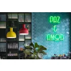 Retro styl závěsná lampa v keramice Vyrobeno v Itálii - Ferroluce Caxixi Viadurini