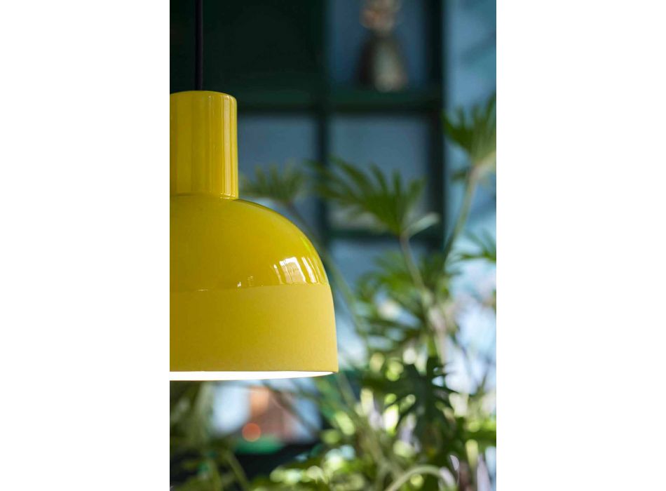 Retro styl závěsná lampa v keramice Vyrobeno v Itálii - Ferroluce Caxixi Viadurini
