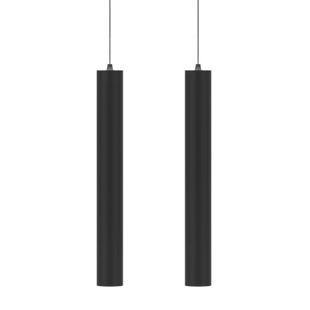 Dekorativní závěsná lampa z bílého nebo černého hliníku, 2 kusy - Rebolla Viadurini