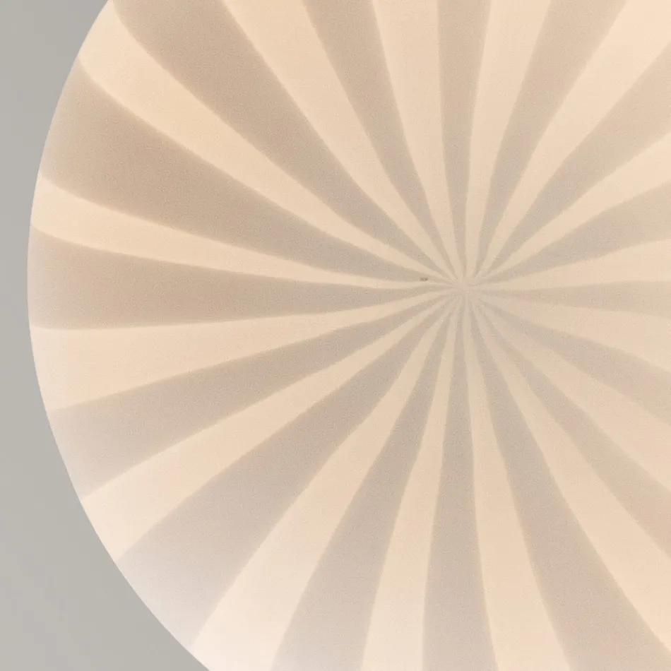 Design závěsné lampy podlouhlý z bílého filigránového skla - karavan Viadurini