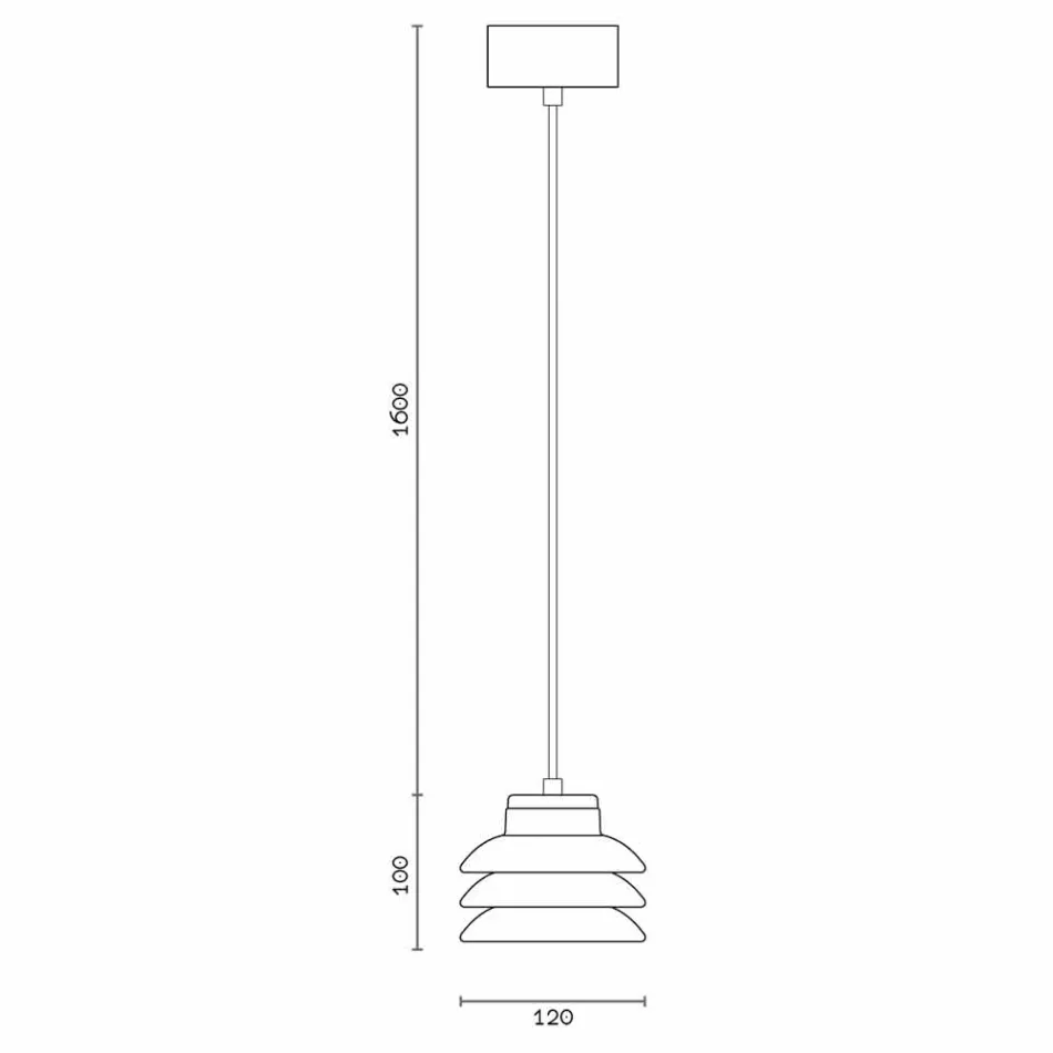 Závěsná svítidla v keramickém a moderním hliníkovém provedení v Itálii Viadurini