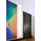 Závěsná lampa z bílého polyethylenu a kovu vyrobená v Itálii - Asturias Viadurini