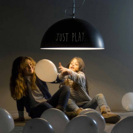 Závěsná lampa v pryskyřici In-es.artdesign Half Moon Moderní tabule Viadurini