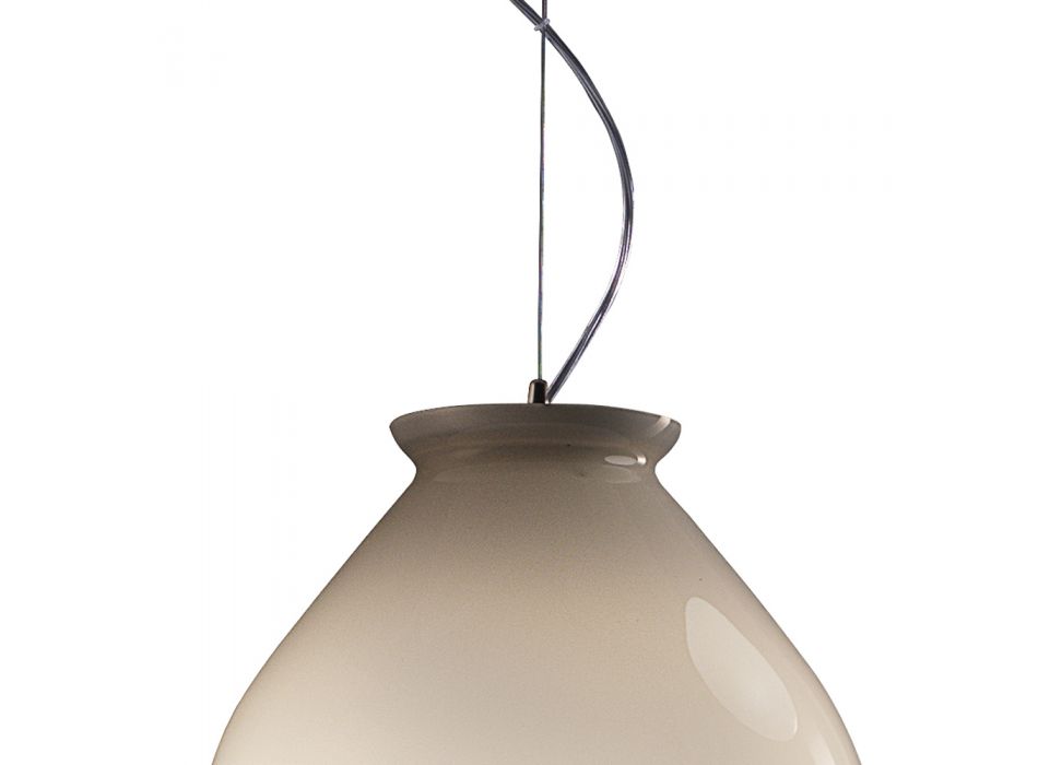 Závěsná lampa z ručně foukaného benátského skla - balón Viadurini