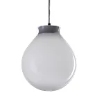 Závěsná lampa z ručně foukaného benátského skla - balón Viadurini