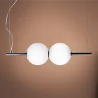 Závěsná lampa z ručně foukaného benátského skla - Jupiter Viadurini