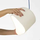 Moderní závěsná svítidla In-es.artdesign Svíčka 2 v barevné lapreně Viadurini