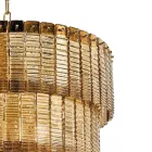 Moderní závěsná lampa z luxusního ručně vyráběného skla Made in Italy - Valadier Viadurini