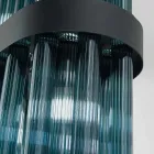 Moderní závěsná lampa z luxusního foukaného skla Made in Italy - Maesta Viadurini