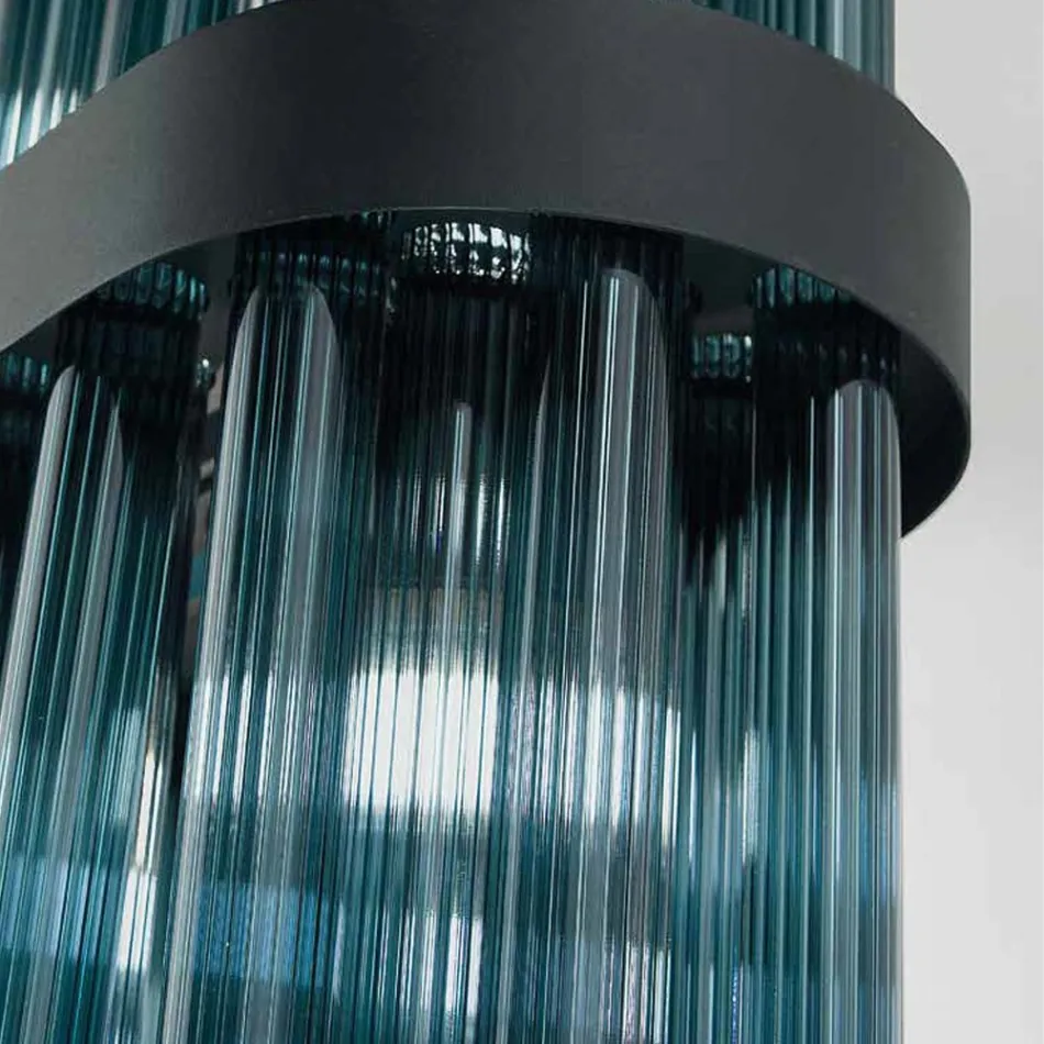 Moderní závěsná lampa z luxusního foukaného skla Made in Italy - Maesta Viadurini