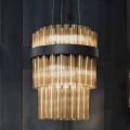 Moderní závěsná lampa z luxusního foukaného skla Made in Italy - Maesta