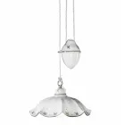 Ups and Down závěsná lampa z ručně zdobené vlnité keramiky - Belluno Viadurini