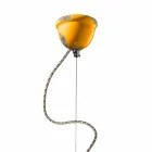 retro styl lampa řemeslně pozastavení Ferroluce Viadurini