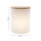 Stolní lampa pro venkovní nebo vnitřní design s LED, solární energií nebo E27 - Tamburostar Viadurini