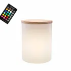 Stolní lampa pro venkovní nebo vnitřní design s LED, solární energií nebo E27 - Tamburostar Viadurini