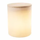 Stolní lampa pro venkovní nebo vnitřní design s LED, solární energií nebo E27 - Tamburostar Viadurini