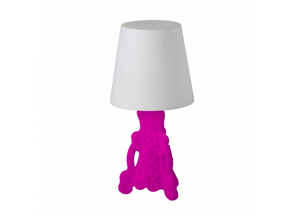 Barevné stolní lampy Slide Lady of Love moderní design vyrobený v Itálii