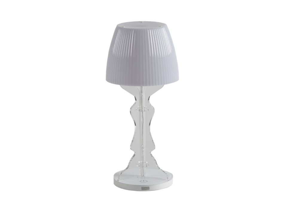 Akrylová křišťálová stolní lampa Barevný hranolový klobouk - Amiglia