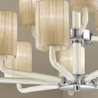 12 světel Lustr z benátského skla a kovu Made in Italy - Graham Viadurini