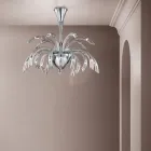 Lustr 21 světel z ručně vyráběného benátského skla a kovu - Jason Viadurini