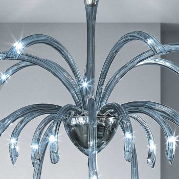 21 světel Lustr z benátského skla ručně vyrobený v Itálii - Jason