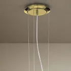 6 lehkých ručně vyráběných skleněných lustrů v Benátkách vyrobených v Itálii - Bernadette Viadurini