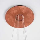 Lustr 9 světel z jemně lakovaného hliníku vyrobený v Itálii - Flash Viadurini