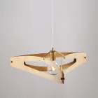 Závěsné svítidlo Apus v bílém chromu a stříbrném provedení Viadurini