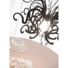 Závěsný lustr z recyklovatelného bílého nebo černého plexiskla - Sancho Viadurini