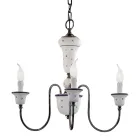 Ručně vyráběný keramický a starožitný mosazný lustr - Sanremo Viadurini