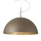 Dvoubarevný lustr z Laprenu a Nebulitu - Mezza Luna od In-es.artdesign Viadurini