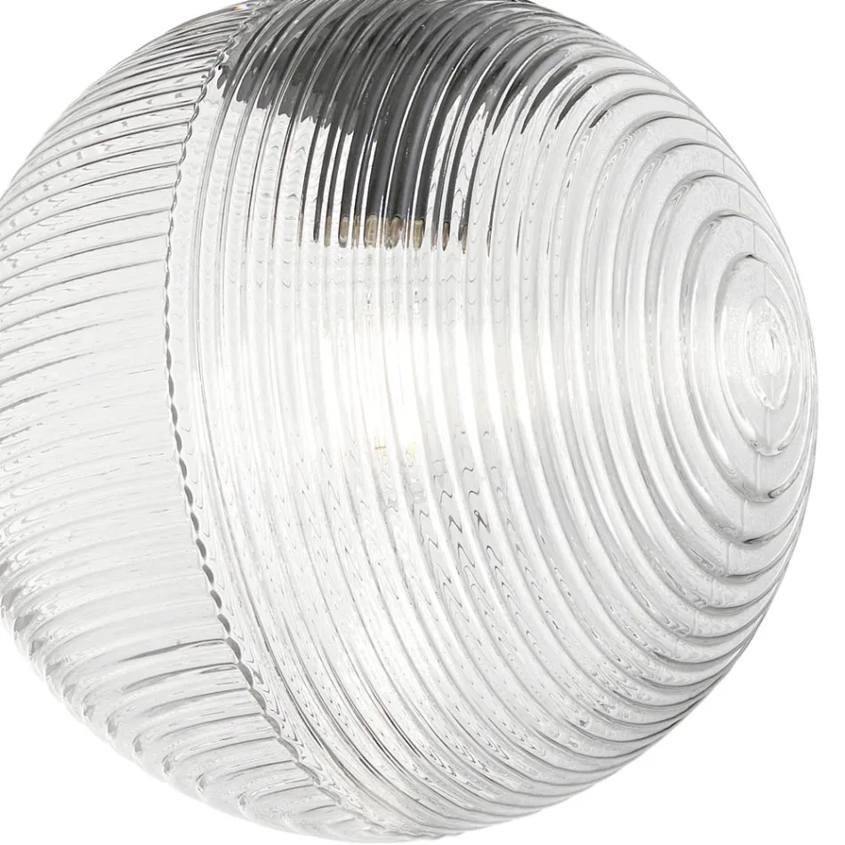 Lustr se 3 světly z foukaného skla ve tvaru koule Made in Italy - Prilla Viadurini