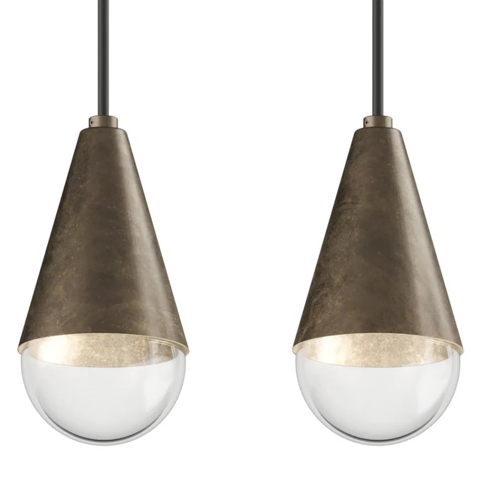 Lustr s 5 světly ze železa a skla Made in Italy – zataženo Viadurini