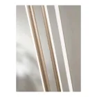 Lustr s 8 LED světly ve zlatém lakovaném kovu a nastavitelnými kabely – oranžový Viadurini