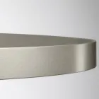 Lustr se skleněným tělem a 3 hliníkovými kruhy - Clara Viadurini