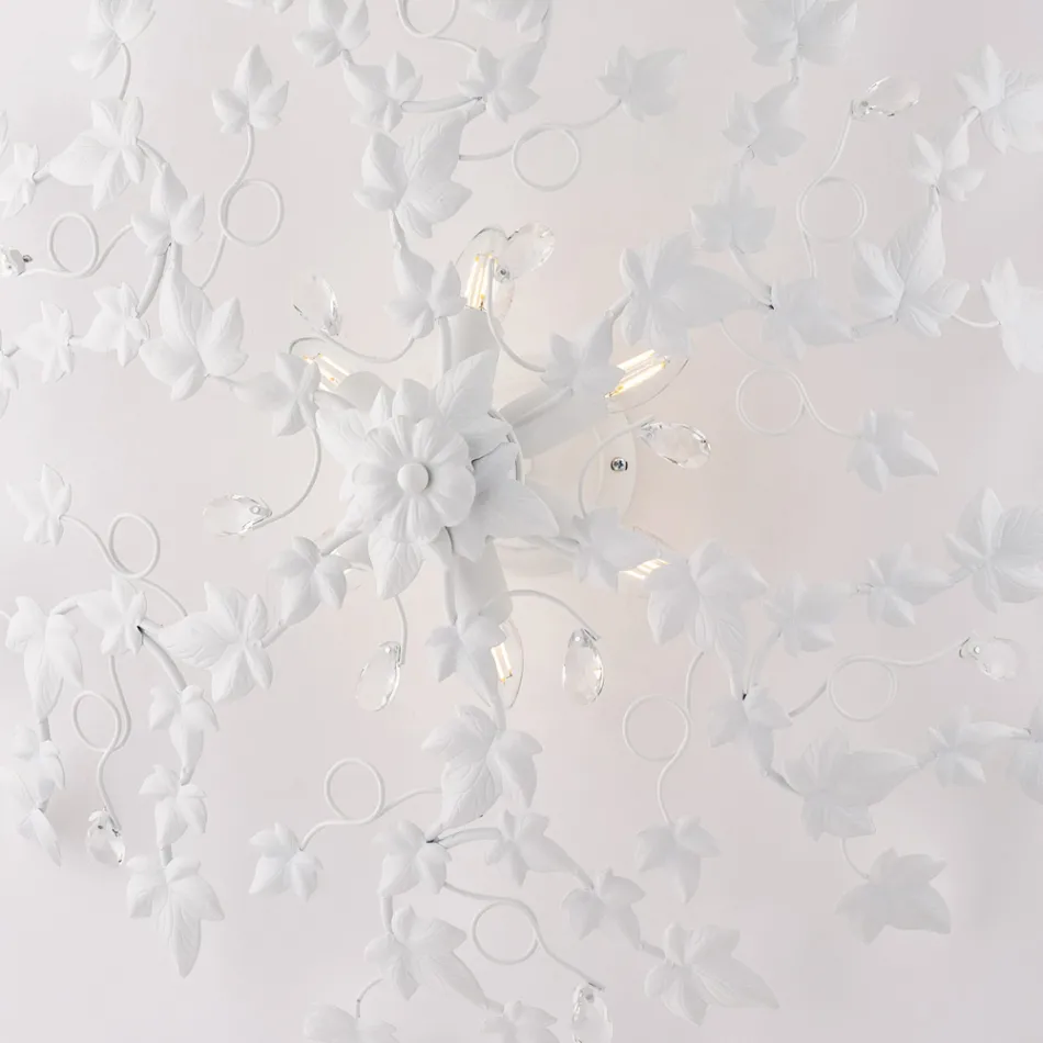Křišťálový závěsný lustr pro vylepšení světlých interiérů – Orchidea Viadurini